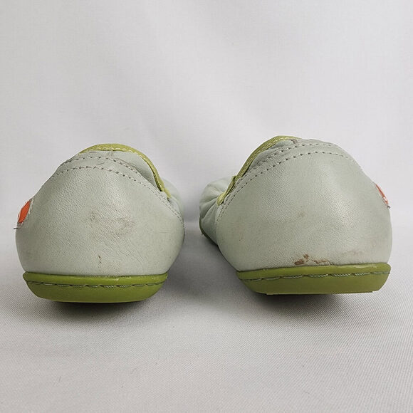 Softinos Green Leather Ballet Flats Size 10 - Picture 7 of 10